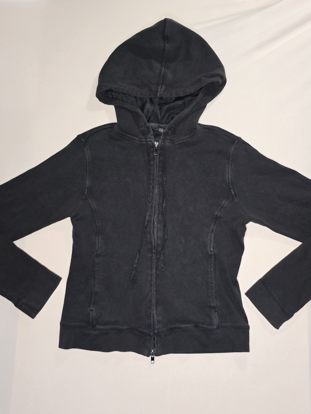 Express Womens Black Full-Zip Hooded Jacket Size M